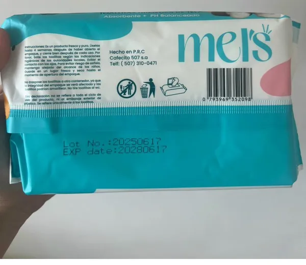 Ingredientes en el empaque