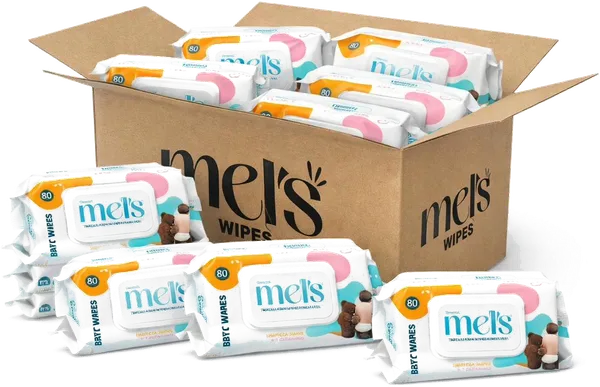 Producto Mel's Wipes Pack 80 unidades